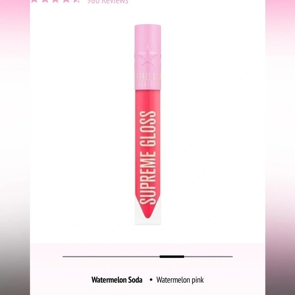 Jeffree Star Supreme Lip Gloss in Watermelon Soda, NEW!